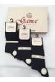 3 Pieces of Bamboo 100% Natural Nylon-Free Solid Color Thin Summer Men's Socks