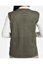 Mercerized Khaki Mother Vest - 4