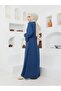 Lady-women's Honeycomb Fabric Sleeve Patterned Zipper Upper Part Patterned Topcoat-abaya - 3
