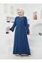 Lady-women's Honeycomb Fabric Sleeve Patterned Zipper Upper Part Patterned Topcoat-abaya - 6