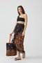 Ays Home Fashion Butterfly Pattern Frilly Black Pareo Beach Dress - 3