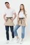 Cafe, Barista, Hairdresser, Bartender, Florist, Kitchen Aprons, Stain Resistant, Men's, Women's, Half Aprons - 3