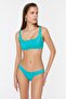 Zümrüt Yeşili Simli Bikini Altı TBESS22BA0118 - 2