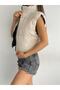 Women's Black-Stone Reversible Short Puffer Vest Ylk1000 - 2