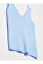 2604 V Front and Back Knitwear Undershirt Blue