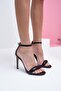 Bucky Women's Black Heeled Sandals - 8