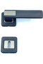 Asude / Ç.kare Rosette Matte Anthracite Matte Satin WC Handle (Alm) - 2