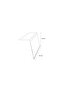 PVC Adhesive Angled Shelf Price Label 4 Cm X 5 Cm - Pack of 50 - PL-4050 - 2