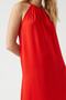 Ruffle Midi Dress Halter Neck - 5