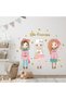 Little Princesses And Stars Children's Room Wall Sticker