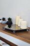 Mirror Presentation Tray| Bronze Mirror - Promise-engagement Tray| Hexagonal Mirror - 4