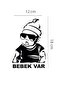 There is a Baby in the Car Car Sticker Auto Sticker 18x12 Cm - 2