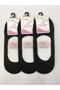 3 Pieces Micro Modal 100% Natural Nylon Free Solid Colored Silicone Thin Summer Women's Ballerinas - 3