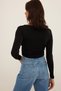 Bluse - Schwarz - Slim Fit - 4