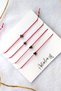 Set of 4 Rope Bracelet Heart Clover Butterfly Star Bracelet / Friend Bracelet