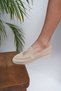 Furry Women's Beige Genuine Suede Shoes - 4