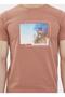 Red Printed Men's T-Shirt - 4