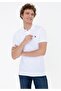 Polo Neck Slim Fit White Men's T-shirt - 3