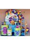 100 Pieces - Cute Characters - Balloon Chain Set - ( Purple - Yellow - Blue Orange )