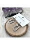Silver Color Star Zircon Stone Steel Dangle Women's Earrings - 3