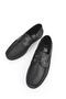 , Genuine Leather Men's Casual Shoes 141423Z291 Black - 6