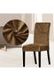 Silk Velvet Chair Cover, Chair Cover, Elastic, Standard 1 Piece Velvet Chair Cover