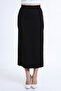 Women's Black Long Pencil Skirt