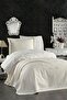 5 Piece Elastic Sheets, 3D Butterfly Patterned Children's Room Cotton Single Cream Duvet Cover Set