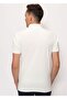 Polo Neck Slim Fit Ecru T-shirt - 3
