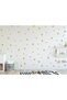 Gold Yellow Starburst 3.5,7 Cm Xl 100 Pieces Kids Room Wall Cabinet Sticker - 2