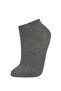 Women's 5-Piece Cotton Booties Socks W9169Azns - 3