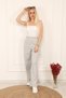 Women's High Waist Wide Leg Cropped Front Trousers