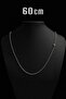 Italian Thin Steel Unisex Chain Necklace 60 Cm ( 2mm )