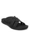 31318 M Tiger Casual Black Men's Slippers