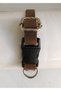 Genuine Leather Cat Collar - Adjustable Cat Collar Crazy Tan Color - 2