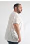 Devore Patterned Plus Size T-shirt - 2