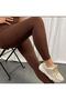 Corded Fabric Leggings - 4
