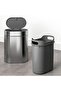 Brogrund Touch Trash Can Gray 4 Lt - 3