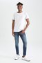 Super Skinny Normal Waist Narrow Ripped Detailed Jean Trousers - 4