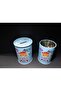 Colorful Patterned Piggy Bank and Desktop Pen Holder Set