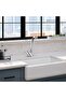 Quality Mix Swan Kitchen Sink Faucet Set Hot Cold Inlet - 4