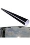 Air Channeled Piano Black Car Roof Covering Foil 135 Cm X 200 Cm Black + Application Apparatus - 5