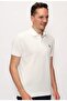 Polo Neck Slim Fit Beige Men's T-shirt - 2