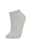 Women's 5-Piece Cotton Booties Socks W9169Azns - 5