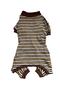 Cat Dog Striped Jumpsuit - 2