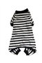 - Cat Dog Striped Jumpsuit