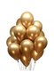 Metallic Gold - Silver - White Colored Balloon 10 Pieces (3 Pieces Each) - 2