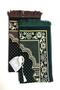 Luxury Dodya Velvet Prayer Rug for Wedding, Engagement Bundles (Brown, Green), Rosary, Skullcap