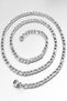 Figaro Steel Stainless Non-Tarnish Women's Men's Necklace - 5