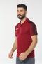 Unisex Claret Red Rhythm Camping Polo T-Shirt - 3